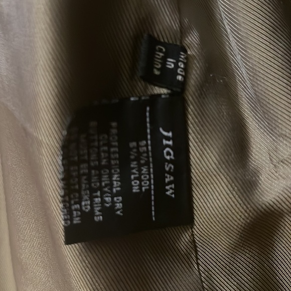 Drop in Price - UK brand JIGSAW dark green, wool, military jacket. - Picture 4 of 5